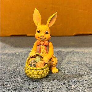 Jim Shore Bunny with Easter Basket